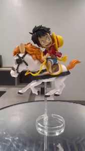 Anime Figure One Piece Anniversary Luffy Horse Riding Anime Model Toy Kit