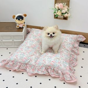 Zzpet Square Pet Mat for Dogs And Cats Detachable Washable Universal Four Seasons Maltese Bichon Dog Bed Mat Home Essential