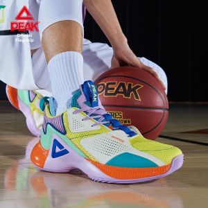 Peak Basketball Shoes: Mens High-Top Spring New Sports Shoes