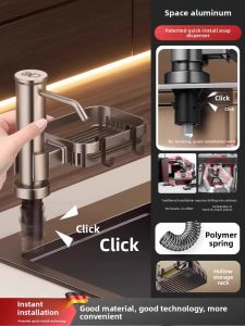 WONREFACT | Quick Installation Kitchen Dish Soap Dispenser Tall Extension