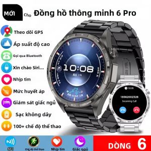 Đồng Hồ Thông Minh Thể Thao Ngoài Trời New 2025 Pro Dành Cho Nam Màn Hình AMOLED NFC GPS La Bàn Theo Dõi Nhịp Tim Chống Nước Hỗ Trợ Gọi Bluetooth