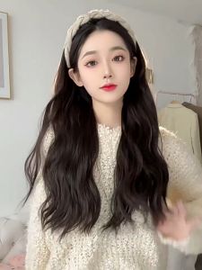 Tóc cài nửa đầu BN05 😍FREESHIP😍 xược cài nửa đầu băng đô tóc giả cài nửa đầu cài băng đô nửa đầu