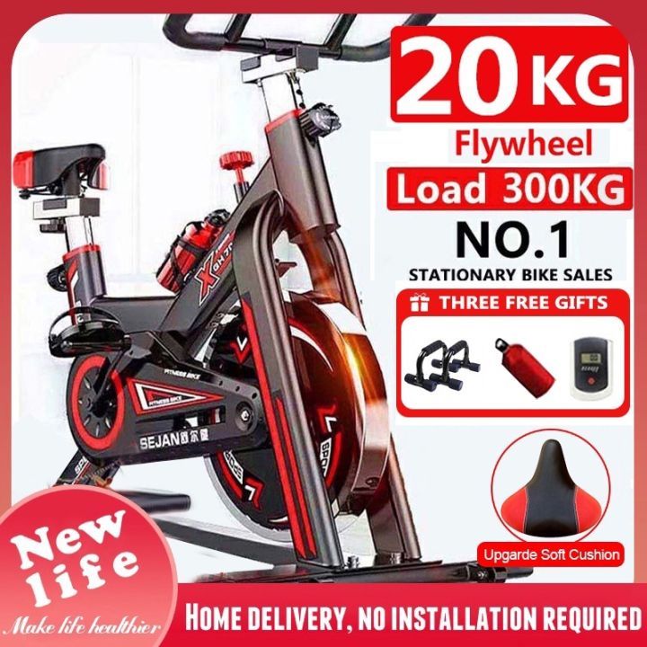 Exercise bikes, home spinning bikes, indoor exercise equipment, LED