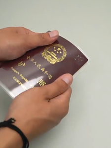 Passport Cover Waterproof Passport Holder Clear Travel Case Organizer ID Card Pocket Passport Holder Travel Protective Case