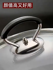 1/2Pcs Stainless Steel Kitchen Pot Lid Handle Anti-Heat Handle Accessories Pan Cover Replacement Knobs