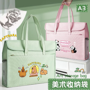 Túi Đựng Tài Liệu Họa A3 Dung Tích Lớn Túi Đựng Đồ Dùng Học Tập Chống Thấm Nước Chống Trầy Xước Túi Vải Canvas Cầm Tay