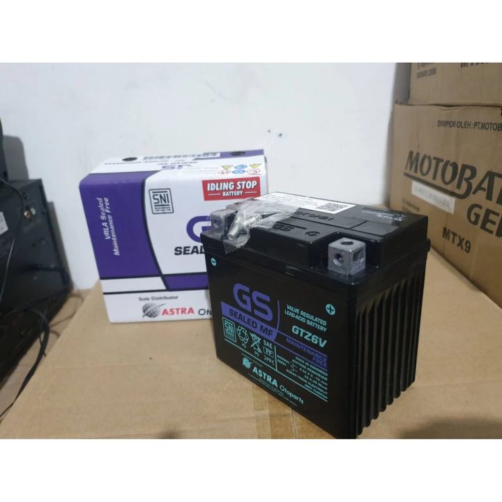 AKI GS GTZ6 GS ASTRA YA AKI PCX AKI VARIO 125 AKI NMAX ACCU GS GTZ6 AKI