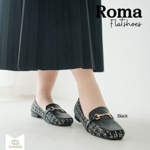 (CASHBACK) CandaQ - Flatshoes Roma Sepatu Flat Wanita Sepatu Kantor Wanita
