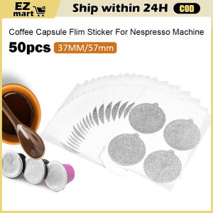 【Fast Shipping】 50Pcs Aluminum Foil Coffee Capsule Seal Lids Pods Stickers For Nespresso Kitchen Coffee Supplies New Arrival ZZY-Capsule-Foil-230710