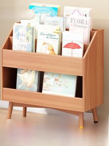 Baseroom Home Book Shelf Solid Wood Ledge Original Ecological Solid Wood Wall-Mounted Box Customizable Matching Picture Book Rack
