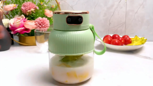 【SG】600ML 10 Blades Portable Blender Juicer 2 colours Mini Processor Food Blender USB Chargeable Portable Juice Blender