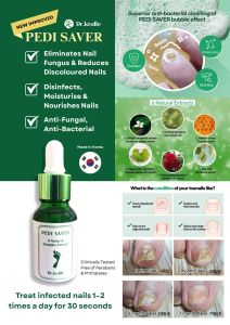 🇰🇷DR.KRALLE PEDI SAVER NAIL FUNGUSLESS TREATMENT & REPAIR (KOREA) ~ NAIL FUNGUS BUBBLE CLEANING EFFECT & PREVENTION - Soothes Irritated Skin Treat Infected Toenails Anti-Bacteria Anti-Fungal Supply Nutrition & moisture.Expiry: 05/2028.