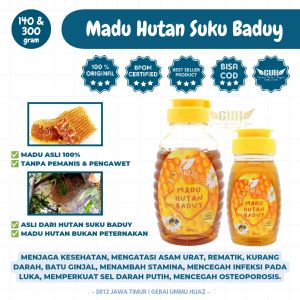 MADU ASLI 100% MURNI DARI HUTAN SUKU BADUY SR12 GUH  - GERAI UMMU HIJAZ GUH