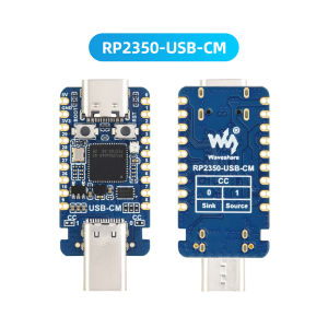 occkic | RP2350 USB-C/CM Mini Development Board RP2350A Waveshare Expansion Board Programmable I/O Compatible with USB 1.1 Transmission