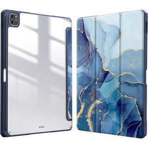 DANYCASE for iPad Case For iPad Pro 11 M5 M4 Pro 13 2018-2022 Pro 12.9 10th 11th A16 10.9 7/8/9th Generation 10.2 Air 11 13 M2 M3 M4 Air 4th 5th 10.9 10/11th Gen 5/6th 9.7 Mini 6 Mini 7 A17 Pro 8.3 Clear Acrylic Back Tablet Cover