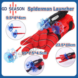 Toys for kids spiderman launcher anime character mask spider web gloves boy birthday gift