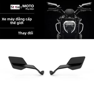 Gương Chiếu Hậu Ducati Diavel V4 Nhôm Chất Lượng Cao Có Thể Xoay Được Phụ Kiện Gương Chiếu Hậu Xe Máy Cánh Nhỏ