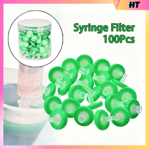 Organic nylon pinhole filter head 13x0.22mm syringe filter membrane 100 pieces