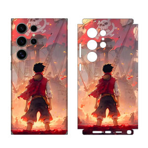 Sticker for Samsung Galaxy S23 S22 S24 S25 Ultra Plus A54 A55 A56 5G Cartoon Decal Skin Back Screen Protector 3M Wrap Anime Film Cover