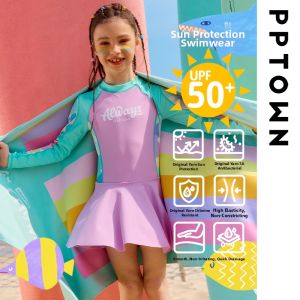 PPTOWN | Sun Protection Quick Drying Childrens Swimwear