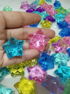 XINGX Gem Kids Diamond Kids Toy Crystal Kindergarten Primary School Handmade Finish Acrylic Five-Pointed Star