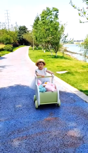 รถเข็นเด็ก 24 มม. กระดาษ: รถลากฝึกเด็น รถเข็นช็อปปิ้ง รถเข็นเด็ก กระดาษ เล่นเด็ก เด็กๆใช้สำหรับ รถลาก รถเข็นช็อปปิ้ง