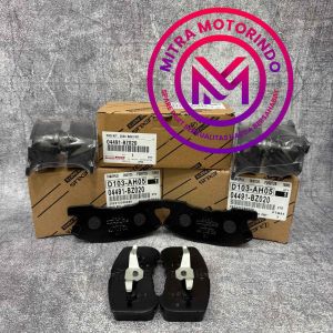 Brake Pad frt/Kampas Rem Depan Toyota Agya/Ayla Matic Datsun go (1set LH/RH) 04491-BZ020