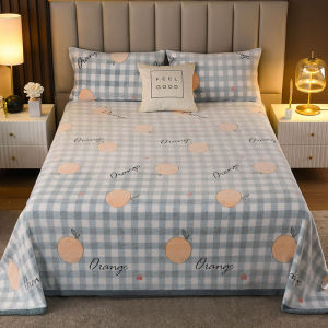 Chăn Lông Ga Giường Nhung San Hô Bộ Ba Chiếc Nhung Flannel Hai Mặt Dày Dặn Nhung Sữa Bò Một Người Lông Nhung Giường Trải Mùa Đông