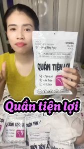 Bịch 6 quần lót giấy 1 lần chất cotton tiện dụng cho mẹ sau sinhQuần Tiện Lợi Cho Chị Em Phụ Nữ