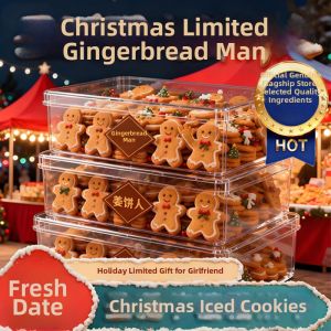 CHANYUMENG | Christmas Gingerbread Cookie Gift Box Handmade Cookies