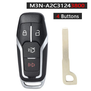 KEYECU M3N-A2C31243800 315MHz ID49 Chip 164-R8111 164-R8109 Smart Remote Car Key Fob for Ford F-150 F-250 Explorer Edge Fusion