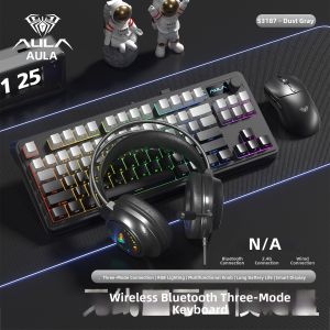 AULA | Tri-Mode Gaming & Office Quiet Keyboard
