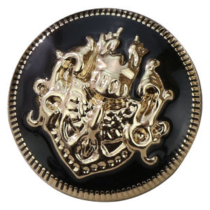 Retro Button British College Uniform Metal Button Coat Ready-to-Wear Cardigan Sweater Business Suit Clothes Button