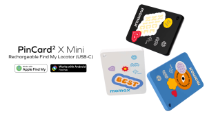 Momax BR22 Pinpop² X Mini Rechargeable Smart Tag/Card Bluetooth Tracker Apple FindMy/Android FindHub Waterproof Locator
