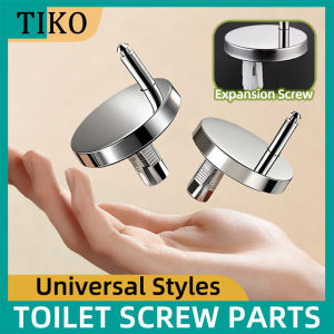 Toilet Seat Fastener Bolt Kit Waterproof Stainless Steel Rubber Expansion Screw Toilet Lid Screws Replacement Kit Bathroom Accessories