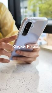 RINGKE® FUSION Minimalist Fit Samsung Galaxy A56/ A36 Crystal Clear Back Shockproof Soft TPU Bumper Protective Case Cove