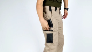 Jeep Spirit Men Tactical Pants Hiking Waterproof Work Cargo Pants Sports Mountaineering Trousers