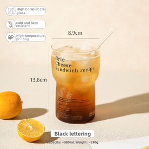SIYUE | Large Capacity Clear Glass Cup