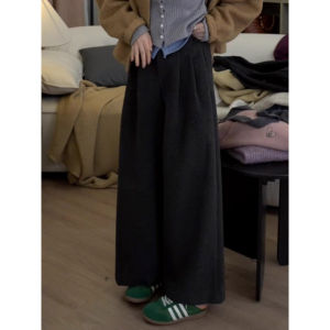 Spring Fashion Elegant Loose Fit Flattering Straight Trousers