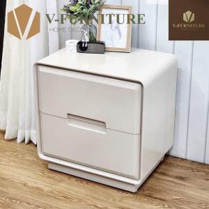 Táp tủ decor tủ đầu giường KOE cốt gỗ MDF phủ sơn bệt cao cấp hiện đại TDG-02