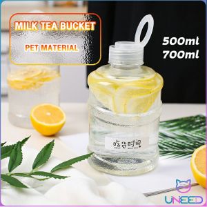 Need. Mini Water Bucket Tumbler Creative Mineral Water Bottle 700ml 500ml