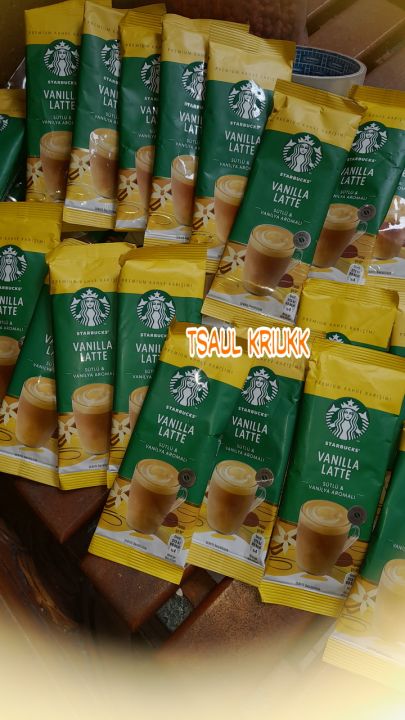 Starbucks coffee sachet vanilla latte 10 pcs