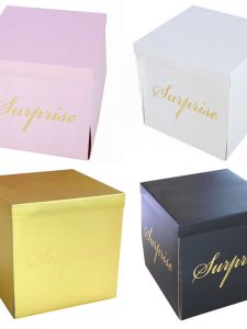 Surprise Box Proposal Gift Decoration DIY Creative Rose Flower Packaging Box Color Ribbon Wedding Party Supplies Paperboard