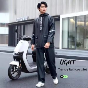 Separate Raincoat and Trousers Set Water Resistant