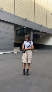 Hieve Frame – Tas Selempang Wanita Puff Hitam | Slingbag Stylish