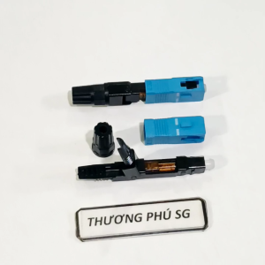 Đầu quang mạng SC / UPC Xanh dương (Fast Connector Optical Fiber - Rệp quang UPC) / Bán 2 Rệp