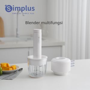 Simplus Penggiling Daging Elektrik Blender Multifungsi Chopper Penghalus Makanan Sayuran