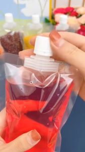 Combo 10 Túi Chiết 100ml Nắp Vặn Đựng Nước Ép Ngũ Cốc Chiết Mỹ Phẩm Dầu Gội Du Lịch