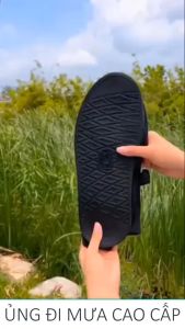 Ủng Đi MưaBọc Giày Đi Mưa Cổ Cao Với Chất Liệu Nhựa PVC  2 Lớp Chống Thấm Chống Nước Galit625