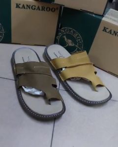 ( KANGAROO ) ORIGINAL / MENS GENUINE LEATHER / CASUAL SANDAL